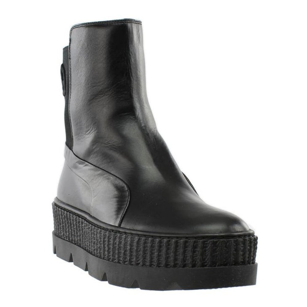Puma x Fenty Rhianna Black Sneaker Boots Stacked